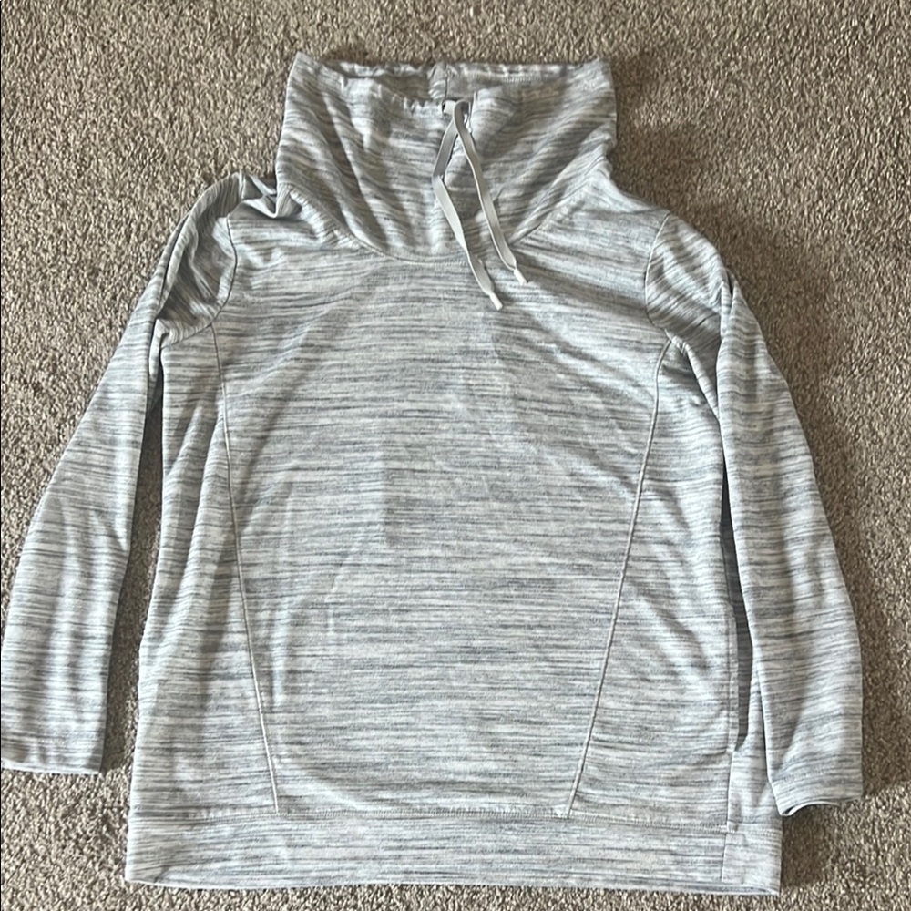 Gray High-Neck Pullover